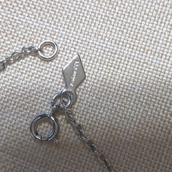 Vintage Sarah Coventry Hematite Rivoli Pendant Necklace - Silver Tone - Picture 6 of 7